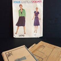 Vogue American Pattern 2445 10 Top Skirt Jacket Kasper Vtg Sewing Loose Fit - £11.21 GBP