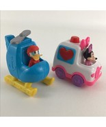 Disney Jr Mickey Funhouse Let&#39;s Work Minnie Mouse Ambulance Donald Helic... - $348.26 MXN