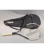 Prince Air O Smash Tennis Racquet Black/White 4 3/8&quot; Grip + Cover -- bar... - $471.03 MXN