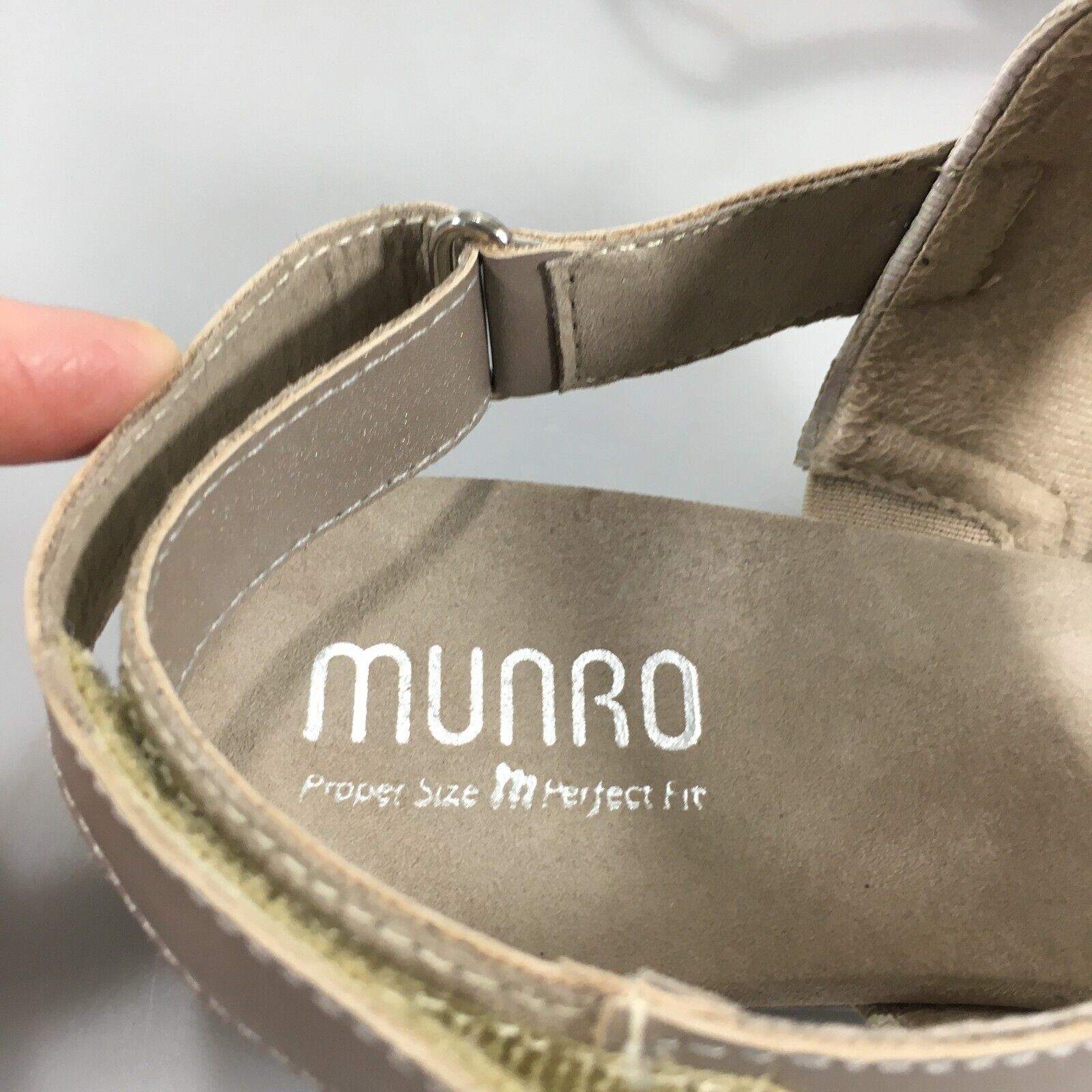 Munro 10WW Kristal Pearl Leather Lizard Trim and 32 similar items