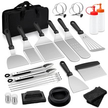 Griddle Accessories Kit, 27Pcs Stainless Steel Griddle Accessory Grill Tools Set - £43.29 GBP