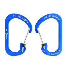 Nite Ize SlideLock Carabiner Aluminum - #4 Blue - £17.05 GBP