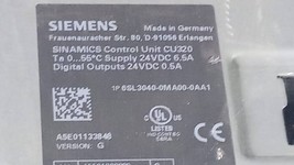 Siemens 6SL3040-0MA00-0AA1 Ver. G Sinamics Contrl Unit CU320 - £1,274.58 GBP