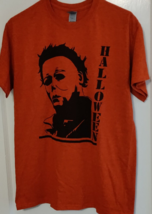 Michael Myers Halloween Shirt Orange Horror Medium - £9.54 GBP
