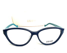 New LIU JO LJ 2612 LJ2612 404 Polished Blue 53mm Rx Women&#39;s Eyeglasses Frame  - £56.12 GBP