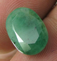 4.75Ct Natural Untreated Emerald Oval Cut Gemstone - £35.92 GBP