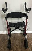 Zler Rollator Walker with PU Solid Tires 300lbs Mobility Aids Rolling w/... - $158.94