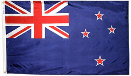 New Zealand - 5&#39;X8&#39; Nylon Flag - $136.80