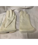 Vtg Ladies Vinyl Gloves Nylon Gusset Edging - €6,67 EUR