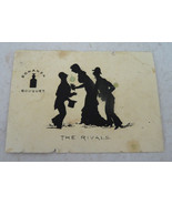 Bonanza Bouquet perfume antique Victorian trade card Silhouette Rivals c... - $304.63 MXN