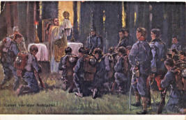 Gebet Vor Der Schlacht.-PRAYER Before Battle~German WW1 Military Postcard - £5.44 GBP