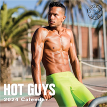 2024 Hot Guys Monthly Wall Calendar by Bright Day, 12 X 12 Inch - £10.14 GBP