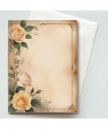 Roses #3 Greeting Card &amp; Envelope -  Watercolor Illustration - Blank A2 - $5.79