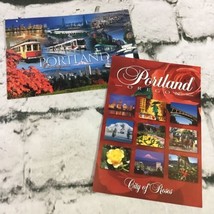 Portland Oregon Postcards The City Of Roses Travel Souvenir Lot Of 2  - £6.25 GBP