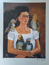 Frida Kahlo Signed - Me and My Parrot, 1941 - £101.92 GBP