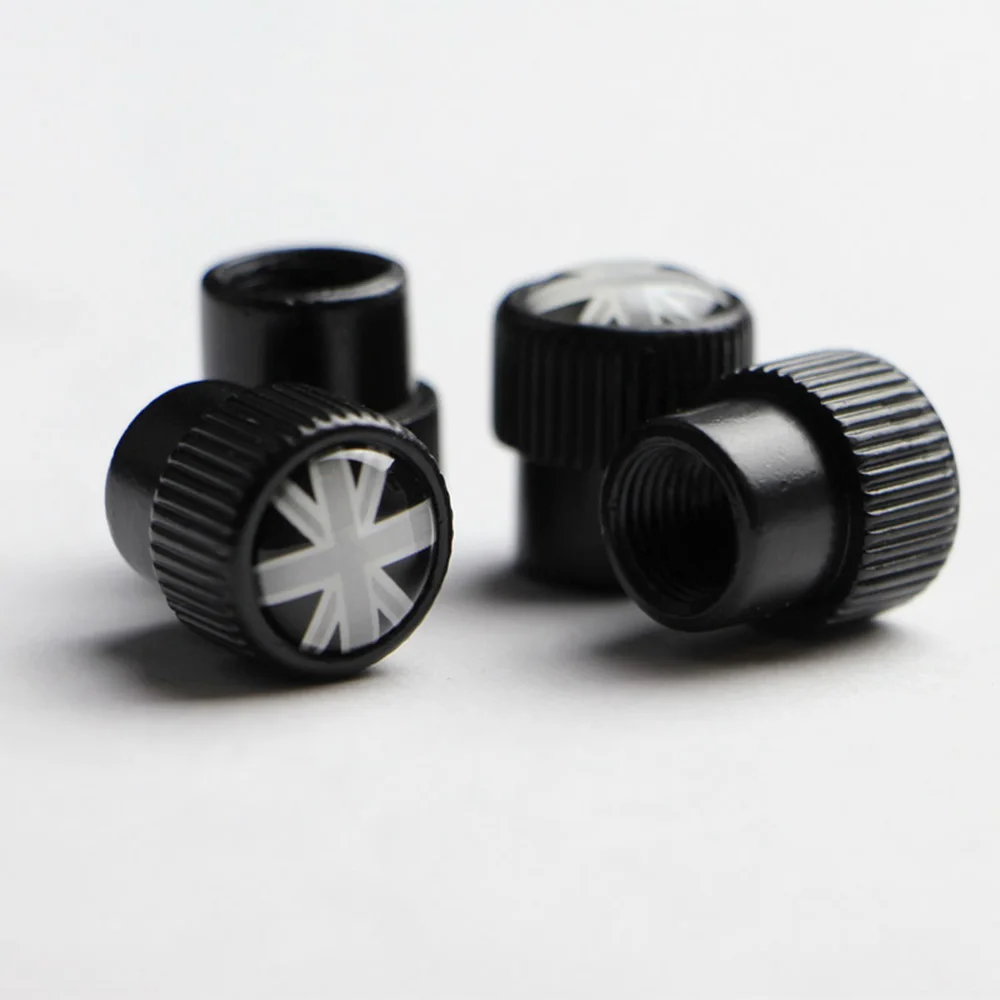 4PCS Universal Union Jack  Wheel Rims Stem Air Valve Caps Case Cover For... - $50.33