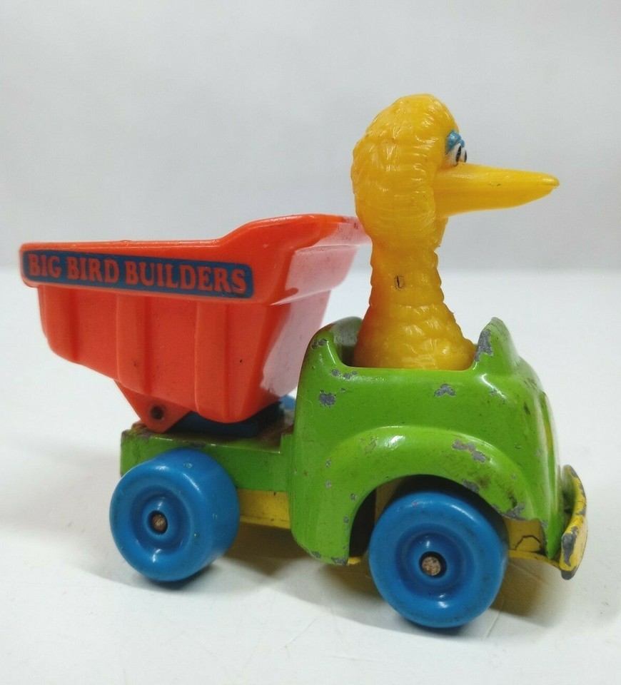Vintage 1982 Playskool Muppets, Inc. Big Bird Builders Dump Truck - $3.40