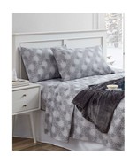 $70 Traditions Holiday Microfiber 5 Pc Full Sheet Set With Throw - $31.93 CAD