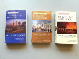 Bruce Alexander’s Sir John Fielding series lot of 3 Mystery Suspense Historical - £11.22 GBP