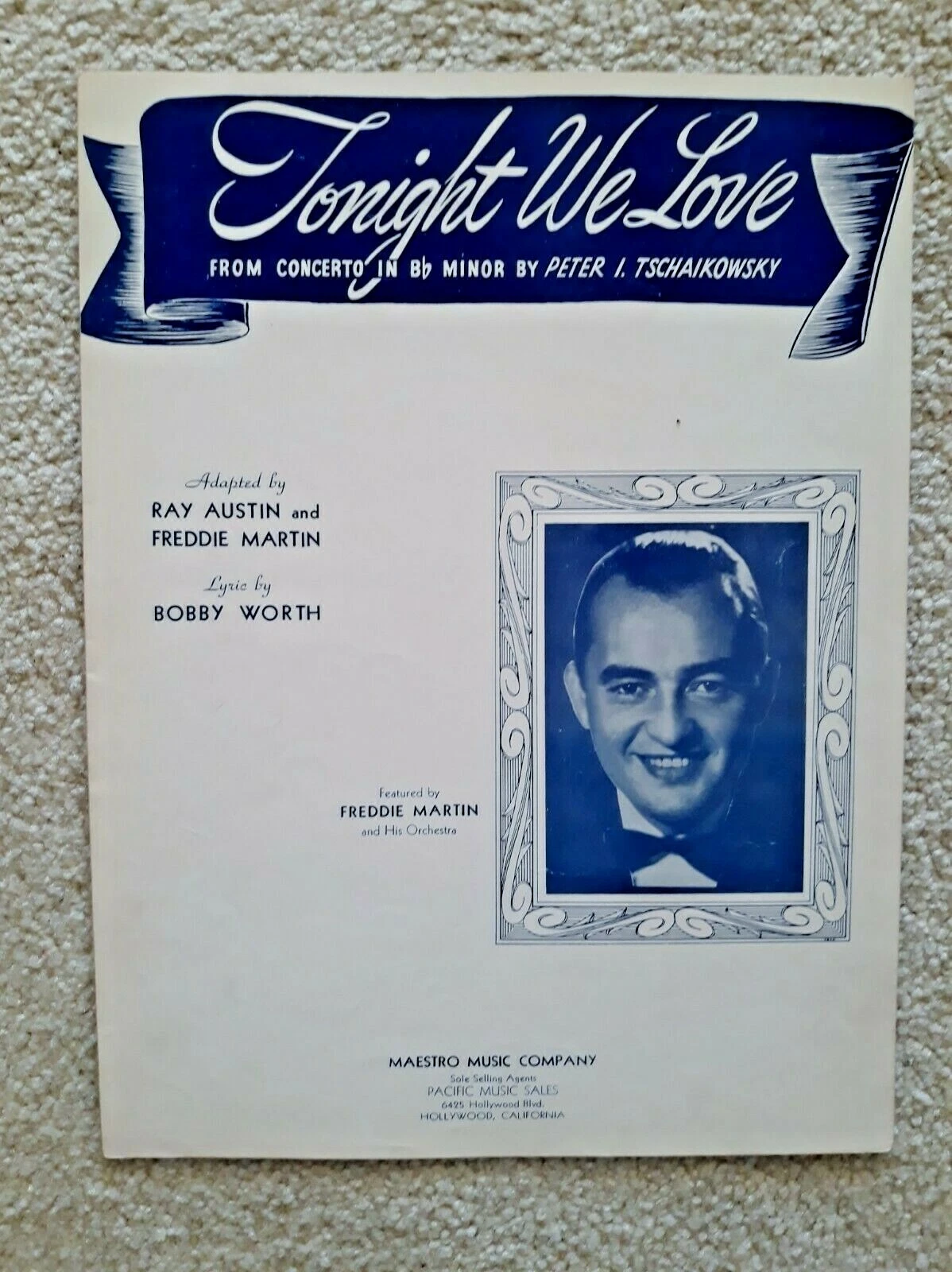Tonight We Love (sheet music) - $110.42 MXN