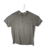 Nautica Jean Company Men&#39;s L Polo/Rugby Shirt,  Stripes, Cotton - $261.02 MXN
