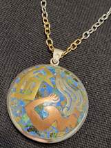 Cloisonne Pendent/Choker:Central A.M. Signed.C.1970 - £26.98 GBP