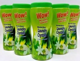 Lot of 5 In Wash Scent Booster Mountain Breeze Laundry Crystals Safe on ... - $34.64