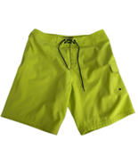 Vintage Oakley Board Shorts Men&#39;s Neon Lime/Yellow Drawstring Surf Trunk... - €32,10 EUR