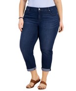 MSRP $50 Style &amp; Co Plus Size Curvy-Fit Boyfriend Jeans Blue Size 20W - $34.65