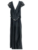City Chic Womens Long Jumpsuit Color Black Size M/18 - £73.88 GBP