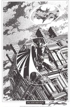 Batman 1989 SIGNED George Perez DC Comics Super Hero Art Portfolio Print... - £54.75 GBP