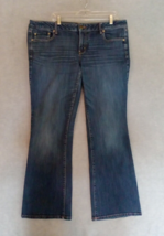 American Eagle Womens Blue Jeans Size 18 Long Stretch Flare Favorite Boy... - £13.97 GBP