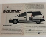 1998 Plymouth Voyager 2-page Vintage Print Ad Advertisement pa19 - $7.91