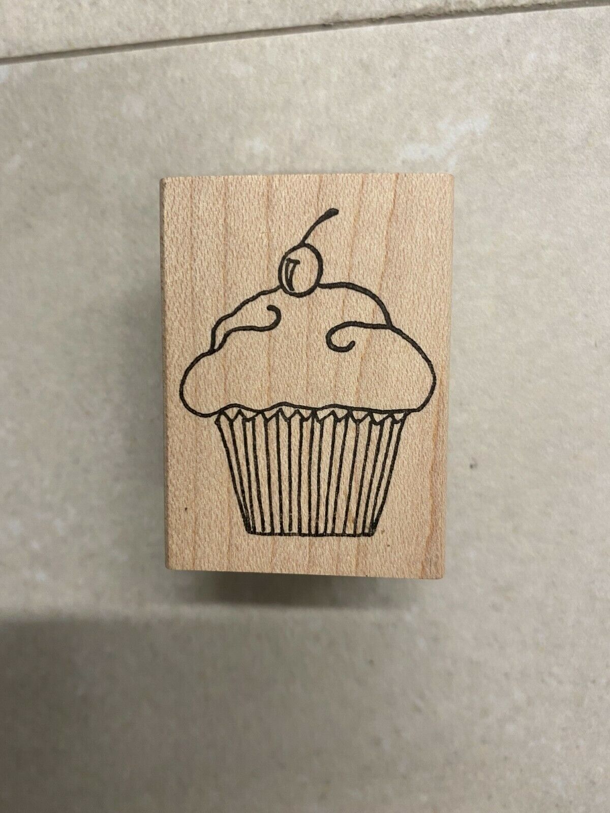 GREAT SELECTION OF WOOD & RUBBER CUPCAKE STAMPS BUY MORE & SAVE!    Item image 5