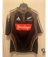 Adidas Steinlager New Zealand All Blacks Rugby Jersey (Size Medium) - £26.44 GBP