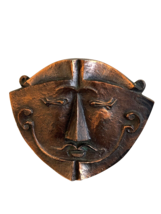 Jozsef Kotai Hungary Signed Copper or Bronze Face Wall Ornament - £157.48 GBP