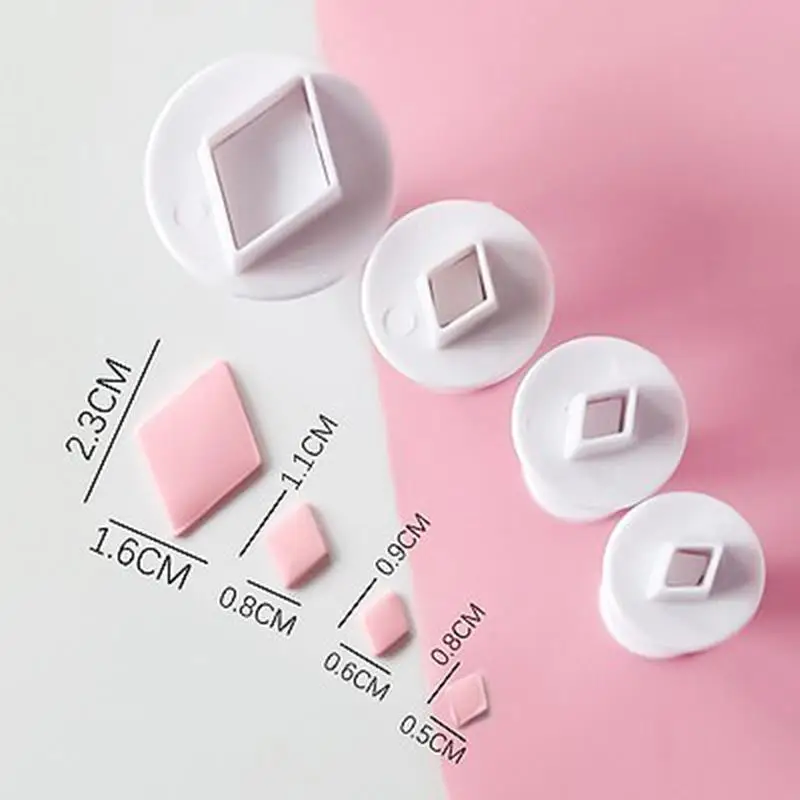 3/4Pcs Ceramic Cutting Mold Clay Polymer Pottery Sculpture Cutter 4Pcs S... - $3.96