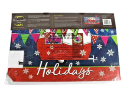 Briarwood Lane Premium Magnetic Standard Mailbox Cover Happy Holidays Camper - £10.88 GBP