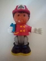 Little People Figure FIREMAN MICHAEL  3.5&quot;  Bendable Possible Action Figure - $7.79