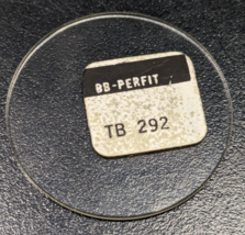 NOS Vintage BB Perfit Flat Mineral Glass Watch Crystal 29.2mm TB 292 - £11.46 GBP