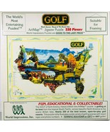 Golf ArtMap Jigsaw Puzzle 550 Pieces - North America, Hawaii, The Britis... - £12.60 GBP