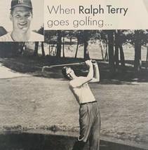 1965 NY Yankee Ralph Terry Golfing Chap Stick Advertisement Sports DWLL7 - $10.00