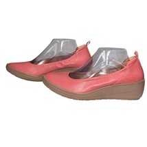 Vionic Wedge Womens Size 9.5 Jacey Pink Leather Arch Support Work Pull O... - $588.83 MXN