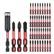 Anti-Slip Hex Impact Tough Magnetic Screwdriver Bits Set 2 In. Ph1/Ph2/Ph3 Inser - $30.99