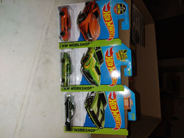 Hot Wheels 2013 HW Workshop Ruyra LX, &#39;68 hemi barracuda, &#39;70 Plymouth a... - £10.95 GBP