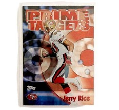 Topps Jerry Rice Prime Targets Trading Card 1998 San Francisco 49ers VTG BGS1 - £15.71 GBP