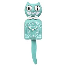 OCEAN WAVES KIT CAT CLOCK 15.5&quot; Retro Green Free Battery USA MADE Kit-Ca... - $1,319.17 MXN