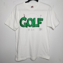 Golf T Shirt -  Men&#39;s Large (Fits like Medium ) Vintage 90&#39;S 1990 - £21.27 GBP