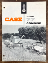 J.I. Case 7 Foot Model 77 Combine 1957 Dealer Sales Brochure Tractor Imp... - $19.79