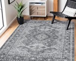 Boho Persian Tribal Area Rugs By Rugland (5&#39; X 7&#39;, Tpr07-Grey), Stain Re... - $116.96
